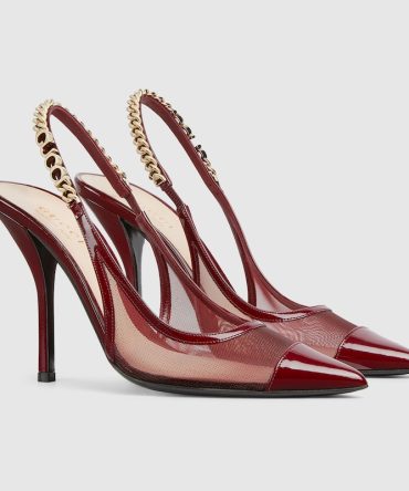 Gucci Signoria slingback pump