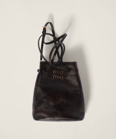 Nappa leather pouch