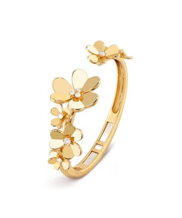 Frivole bracelet, 7 flowers, medium model