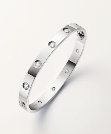 LOVE bracelet, classic model,10 diamonds