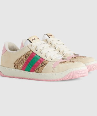 Womens Screener sneaker with crystals
