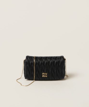 Matelassé nappa leather mini-bag