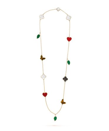 Lucky Alhambra long necklace, 12 motifs