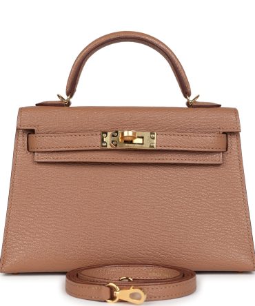 Hermes Kelly Sellier 20 Quebracho Chevre Gold Hardware