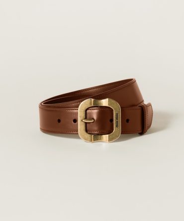 Leather belt