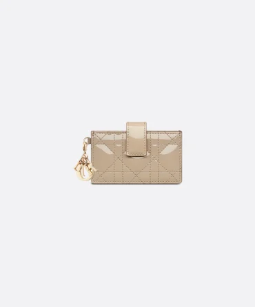 Lady Dior Jasmine Card Holder