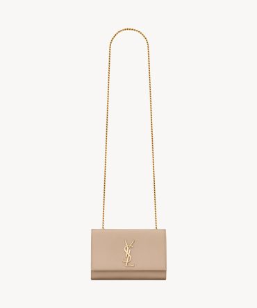 YSL Kate Small in Grain De Poudre Embossed Leather