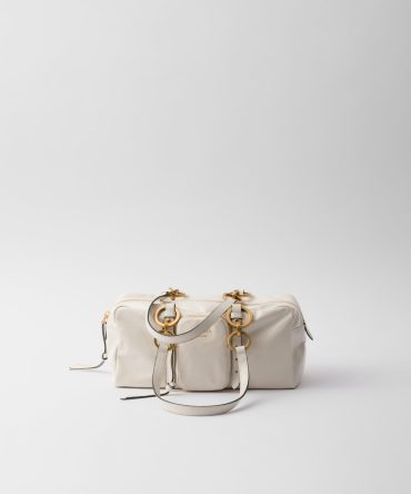 Prada Dangle Medium Leather Top-Handle Bag