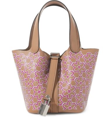 Hermes Chai Swift Lucky Daisy Micro Picotin Lock 14 Palladium Hardware