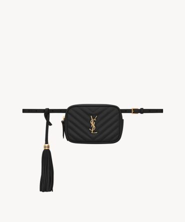 lou belt bag in quilted leather