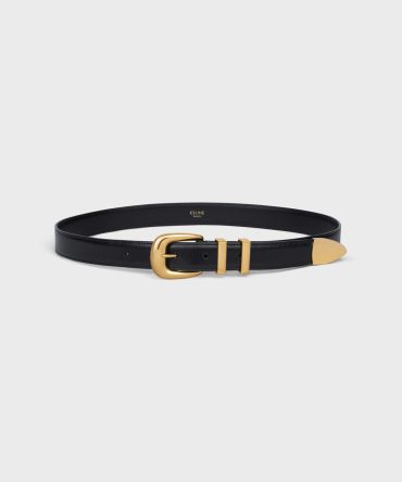 MEDIUM WESTERN BELT in Taurillon Leather