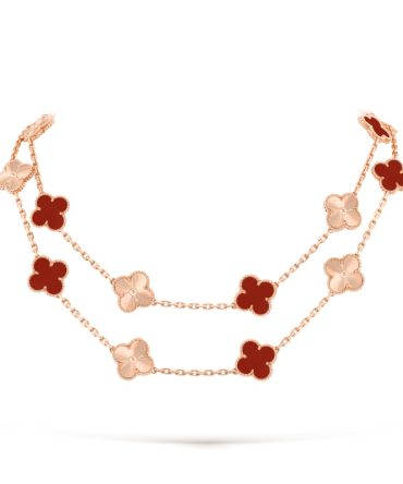 Vintage Alhambra long necklace, 20 motifs