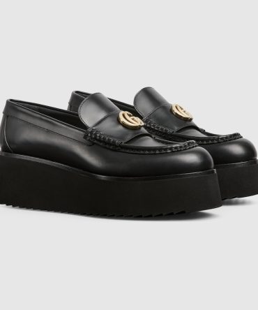 Womens Double G creeper loafer