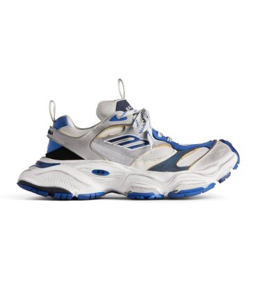 Mens Cargo Sneaker  in Grey/white/blue