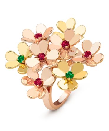 Frivole ring, 8 flowers
