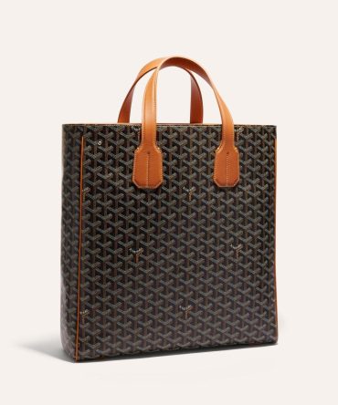 Goyard Voltaire Bag Black & Tan