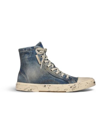 Womens Paris High Top Sneaker  in Blue
