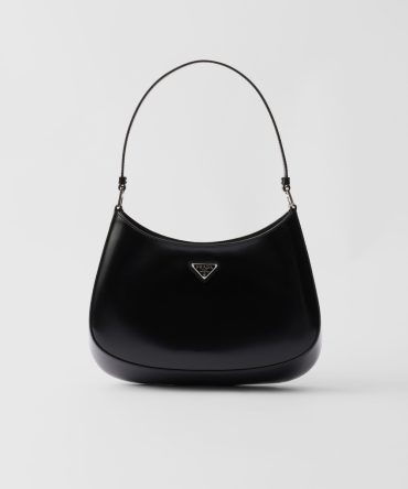 Prada Cleo Brushed Leather Shoulder Bag