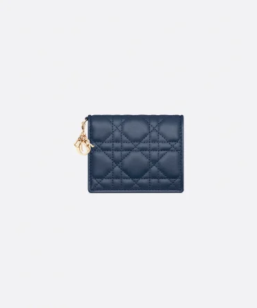 Mini Lady Dior Gardenia Wallet
