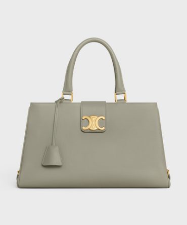 MEDIUM APPOLINE BAG IN SUPPLE CALFSKIN GREEN CLAY