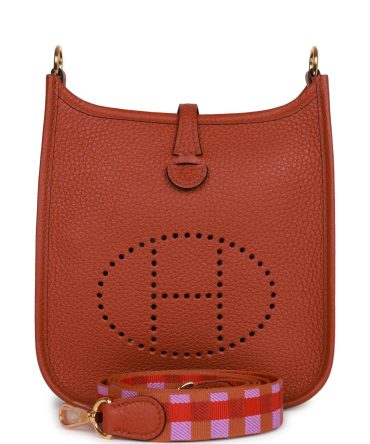 Hermes Evelyne TPM Cuivre Clemence Gold Hardware