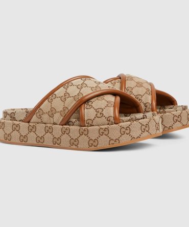 Womens GG platform sandal