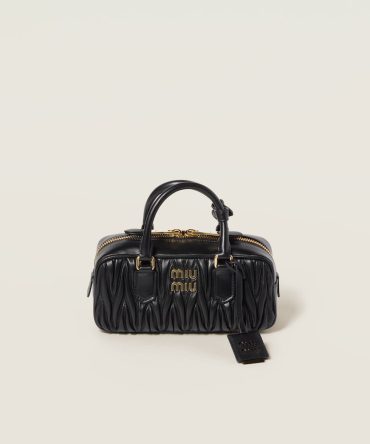 Arcadie matelassé nappa leather bag