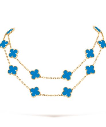 Vintage Alhambra long necklace, 20 motifs