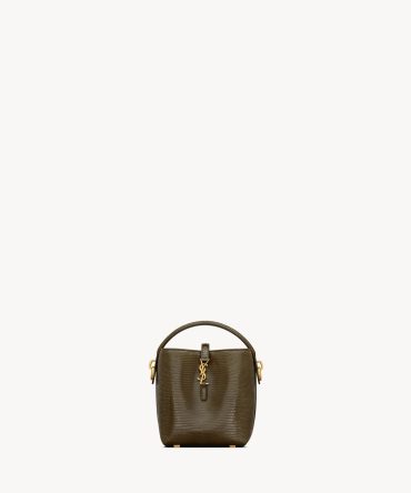 YSL Le 37 Mini in Shiny Lizard