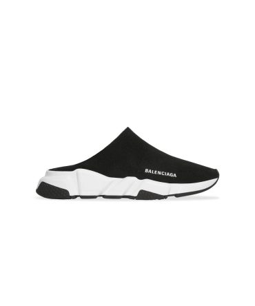 Mens Speed Recycled Knit Mule  in Black