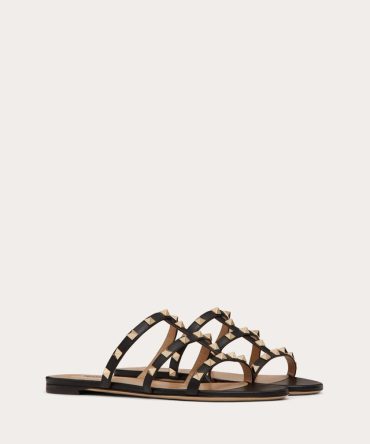 ROCKSTUD FLAT SLIDE SANDAL