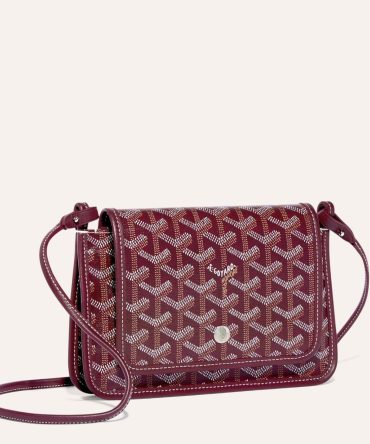Goyard Plumet Pocket Wallet Bordeaux