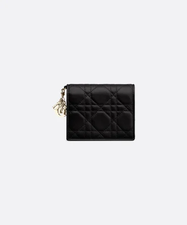 Mini Lady Dior Gardenia Wallet