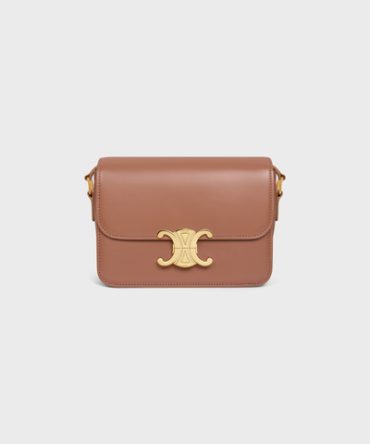 TEEN TRIOMPHE BAG IN SHINY CALFSKIN BRONZE