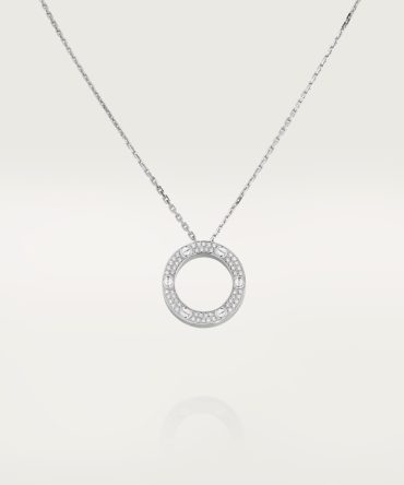 LOVE pendant, paved